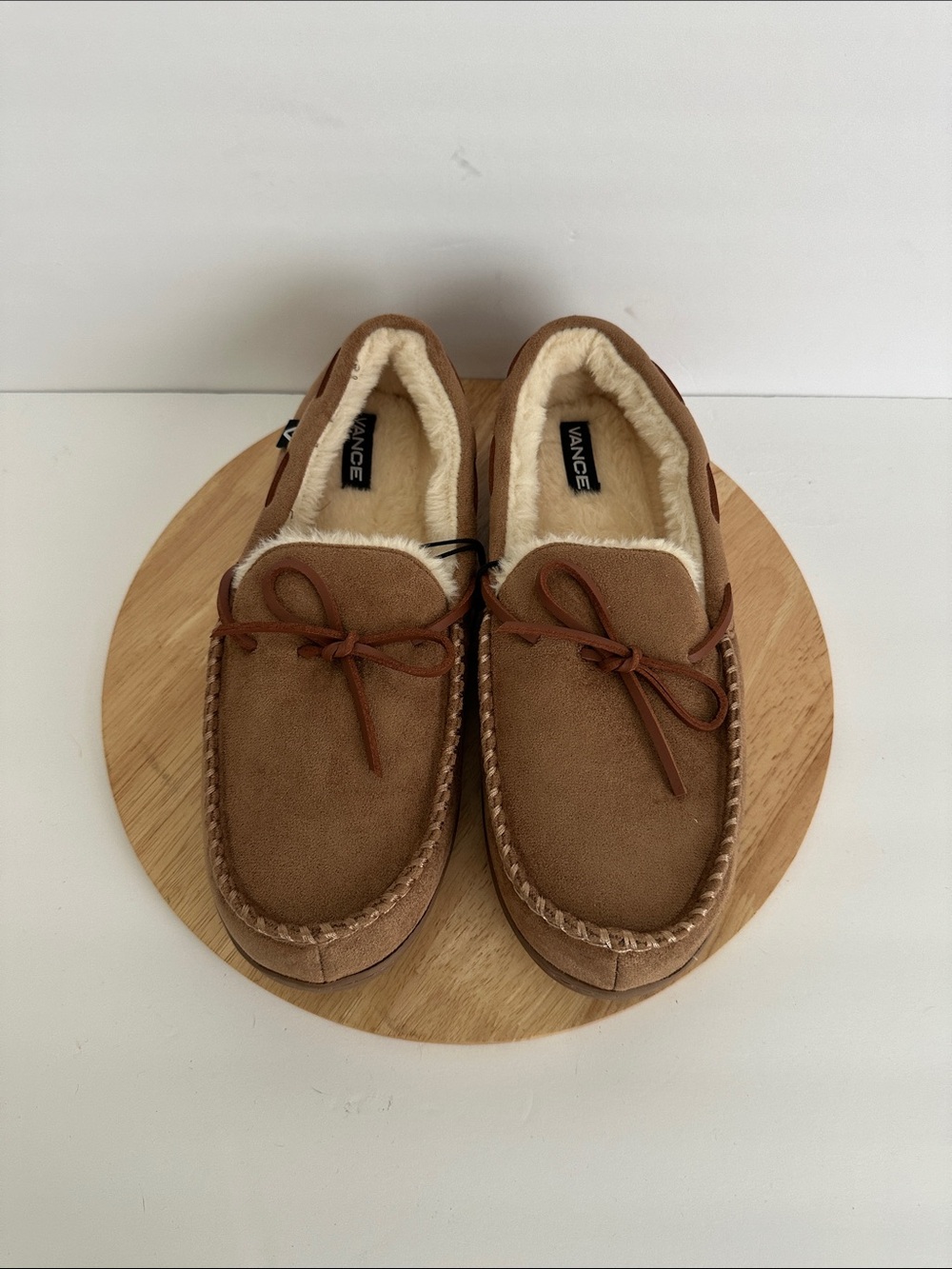 Vance Co Mens Moc Closed Toe Slip-On Shoe